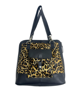 Zara Leopard Cowhide Convertible Backpack / Shoulder Bag (ELP2307)